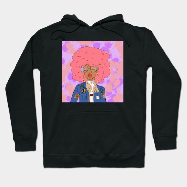 Black Girl Magic Hoodie by DejaDoodlesArt